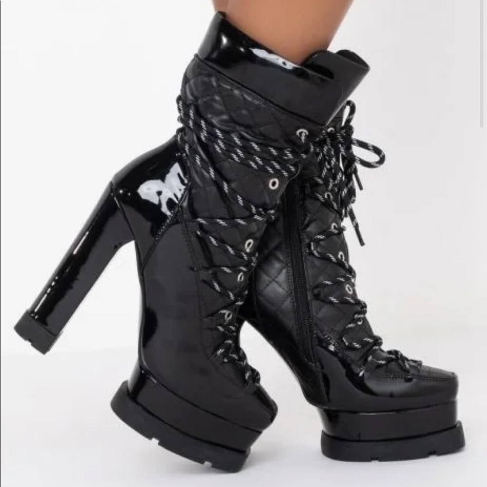 AZALEA “Caviar” Military Boot